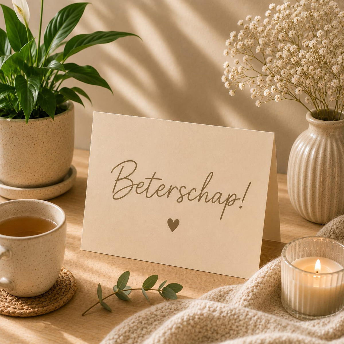 Beterschap — plantencadeau om iemand op te beuren - Flora cadeau